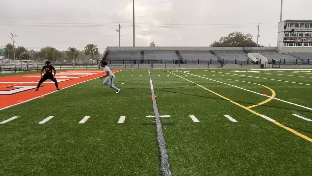 Watch PurpleShift athlete's 5-10-5 Agility: Denied