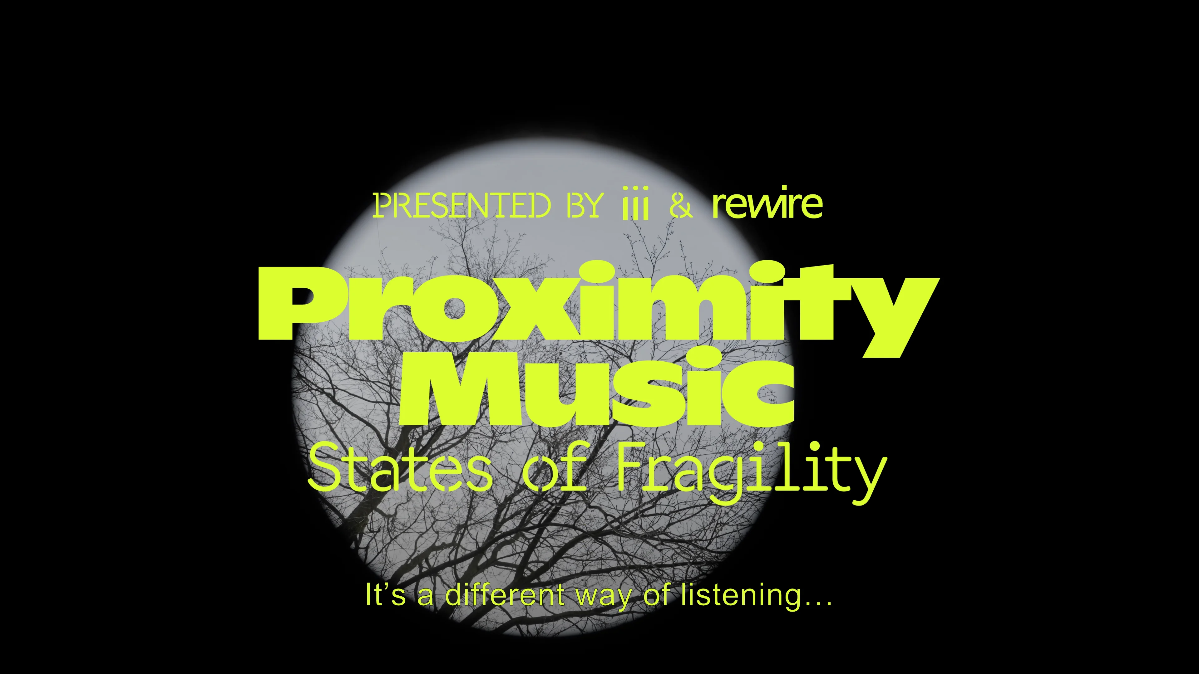 Proximity Music: States of Fragility | Instrument Inventors