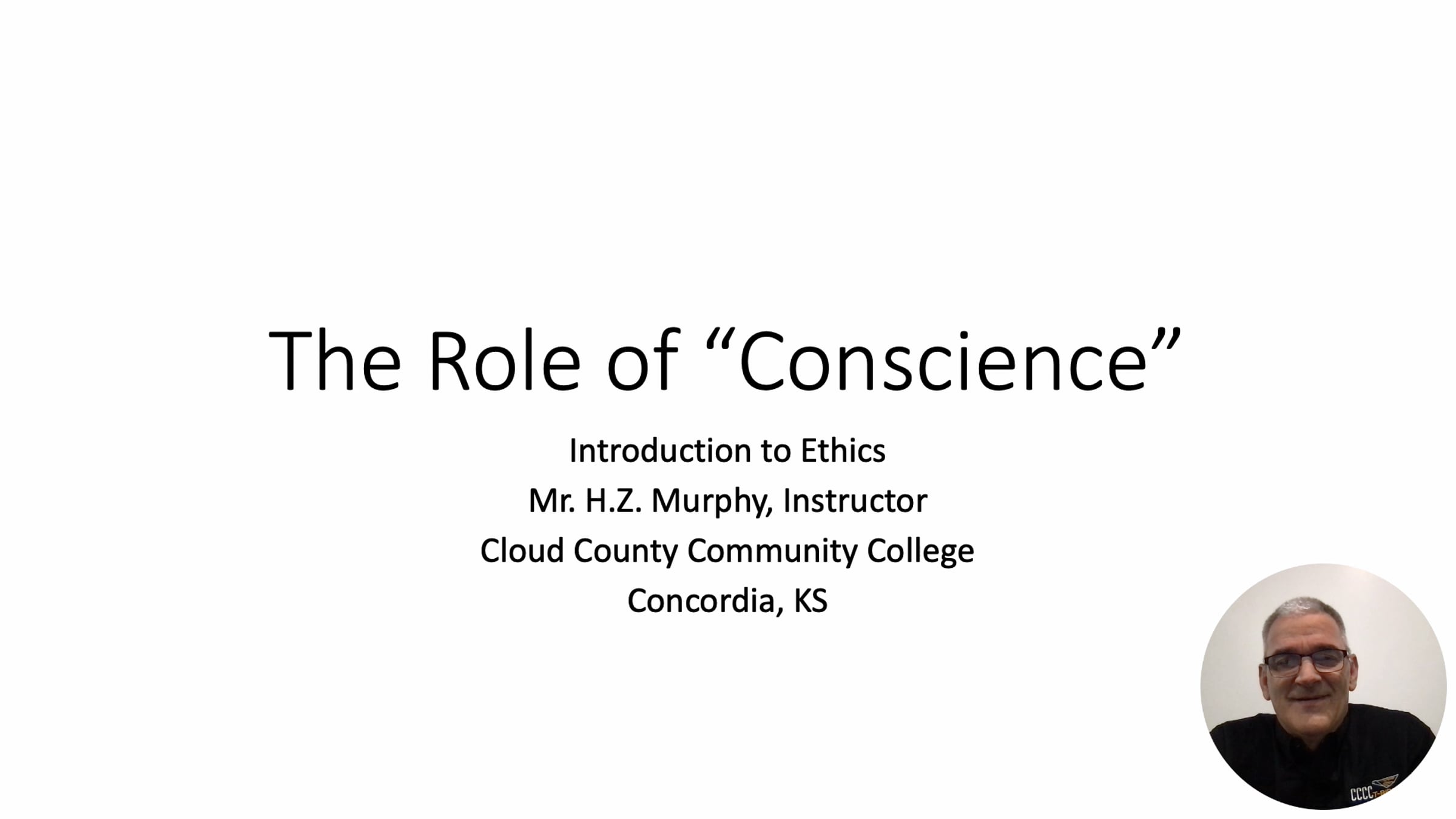 Lecture 10-The Role of Conscience, Part I | Videos & Movies on Vimeo