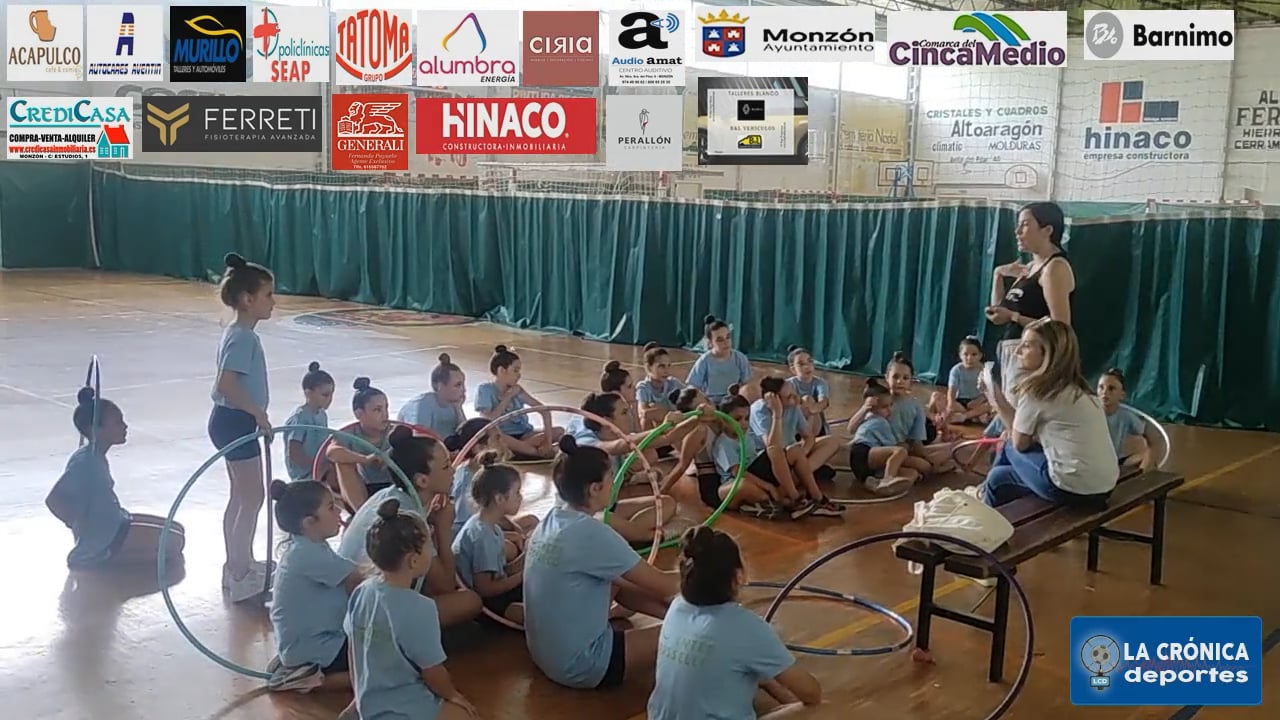 EL  CLUB RÍTMICA  MONZÓN CELEBRÓ LA 3ª EDICIÓN DE SU CAMPUS DONDE EL DEPORTE SE HA  COMPAGINADO CON ACTIVIDADES LÚDICAS