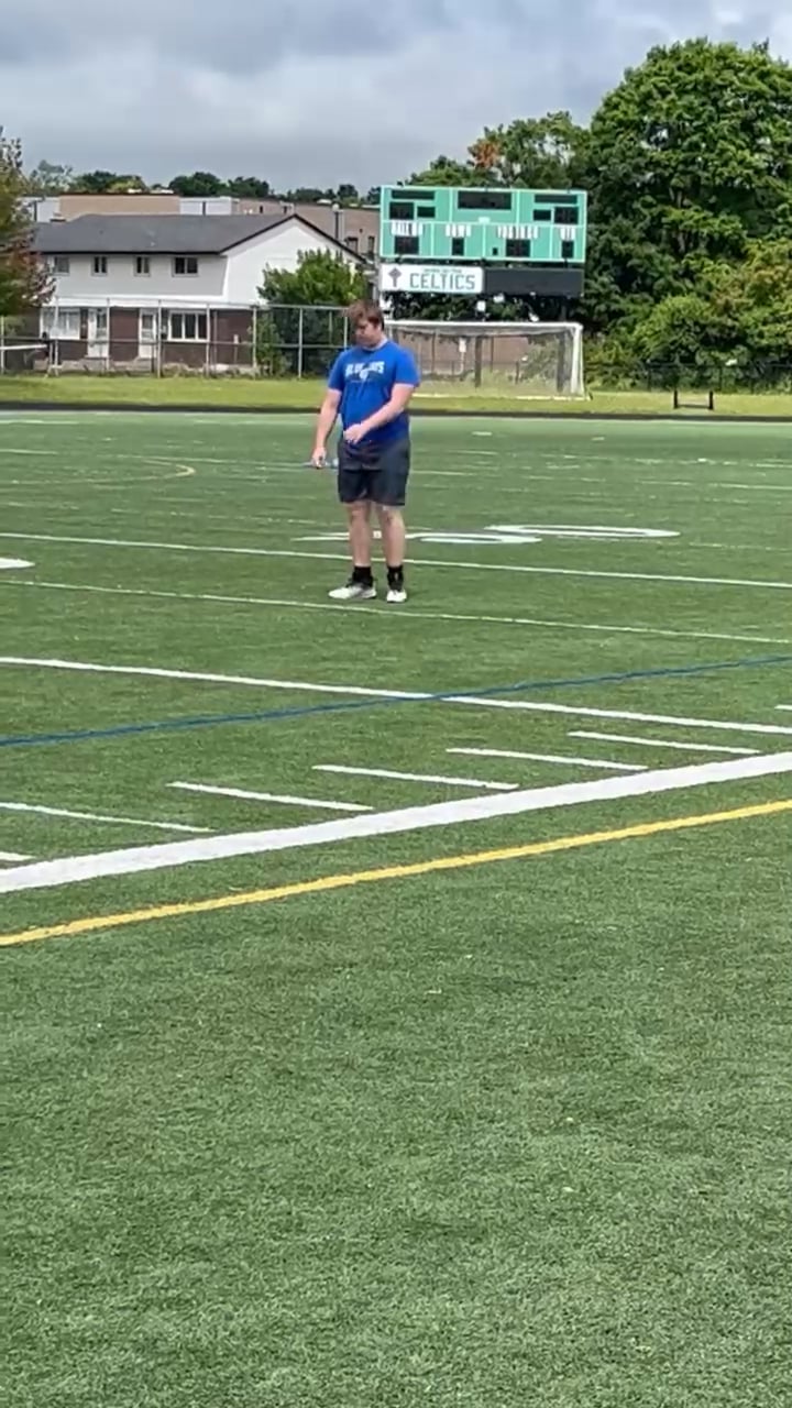 Watch caleb weland's 10 Yard Dash: 2.21 seconds