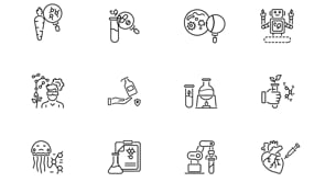 Animated Biotechnology Icons, an Outline Icon by Prosymbols (Thumbnail 6 of 6)