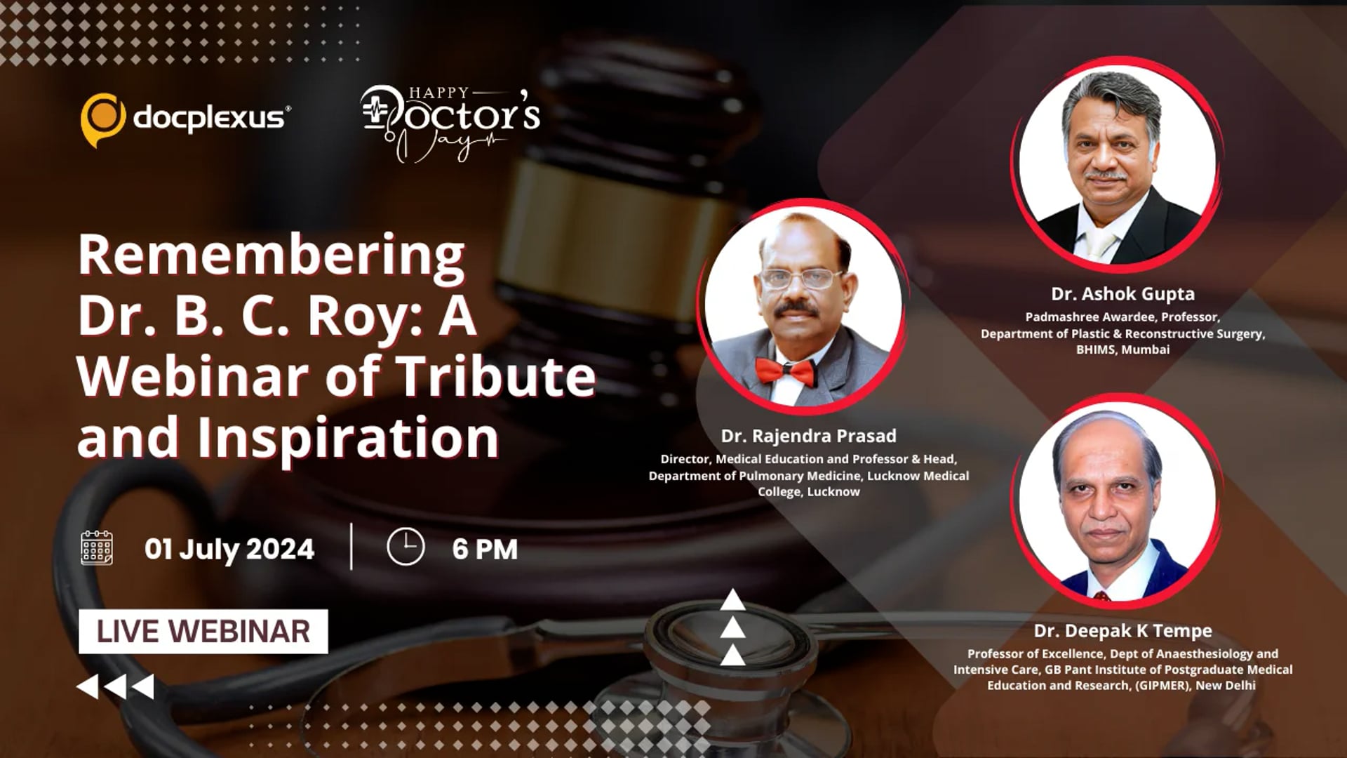 Remembering Dr. B. C. Roy: A Webinar of Tribute and Inspiration