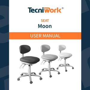 Moon - Professional chair with ergonomic seat and backrest