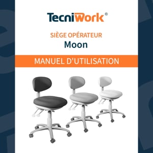 Moon - Siège professionnel avec assise et dossier ergonomiques
