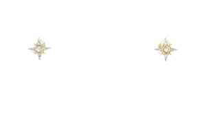 10 ct. t.w. Diamond Star Flat-Back Stud Earrings in 14kt Yellow Gold