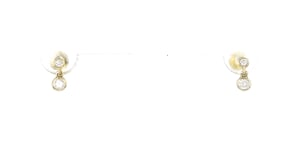 10 ct. t.w. Diamond Two-Stone Flat-Back Stud Earrings in 14kt Yellow Gold