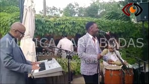 Trío Cubano - Amenizando cóctel en Boda