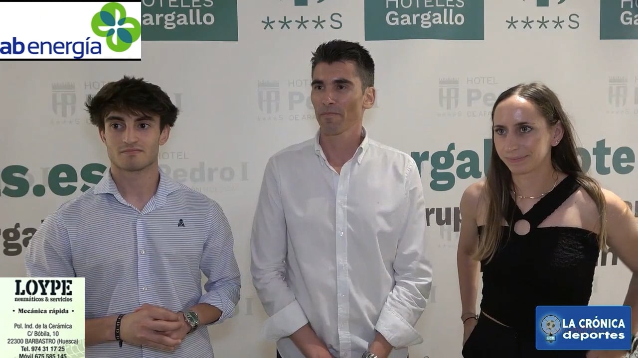 MARÍA, PABLO Y GUILLERMO GÓMEZ (Arbitr@s y Ex Árbitro Delegación de Huesca)