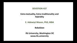 #437 Extra-Texuality, Extra Traditionally and Hybridity