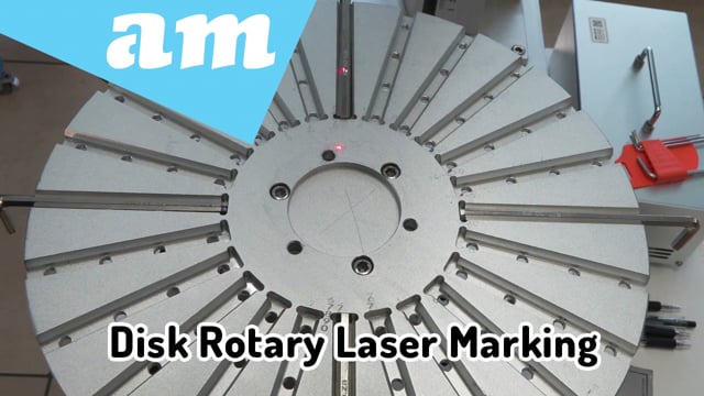 Disk Rotary Attachment for LabelMark Marking Machine with Slot Side and jig Side Options