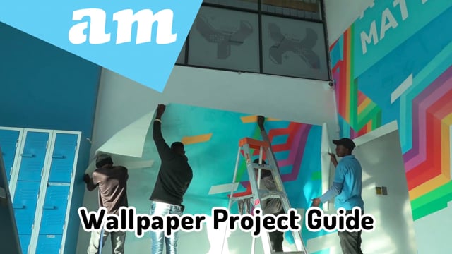 Wallpaper Project from Measurement, Design, Print to Install Step by Step Guide