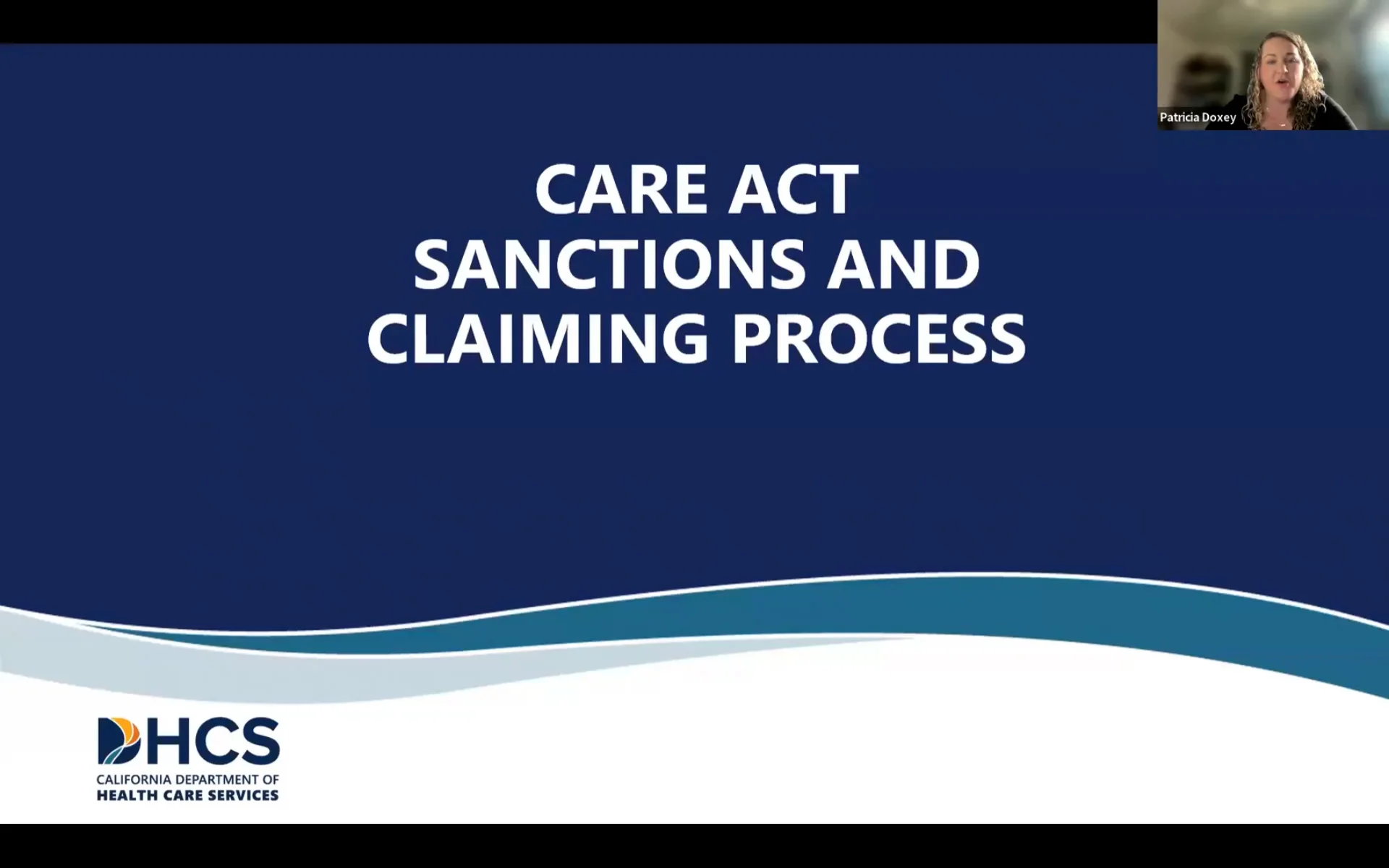 CARE Act Sanctions and Claiming Process on Vimeo