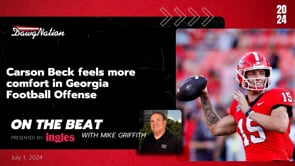 Carson Beck feels more comfort in Georgia Football Offense | On The Beat