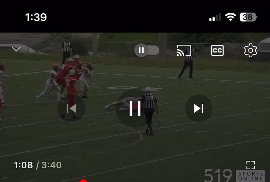 Watch marlo griffiths's outside receiver film