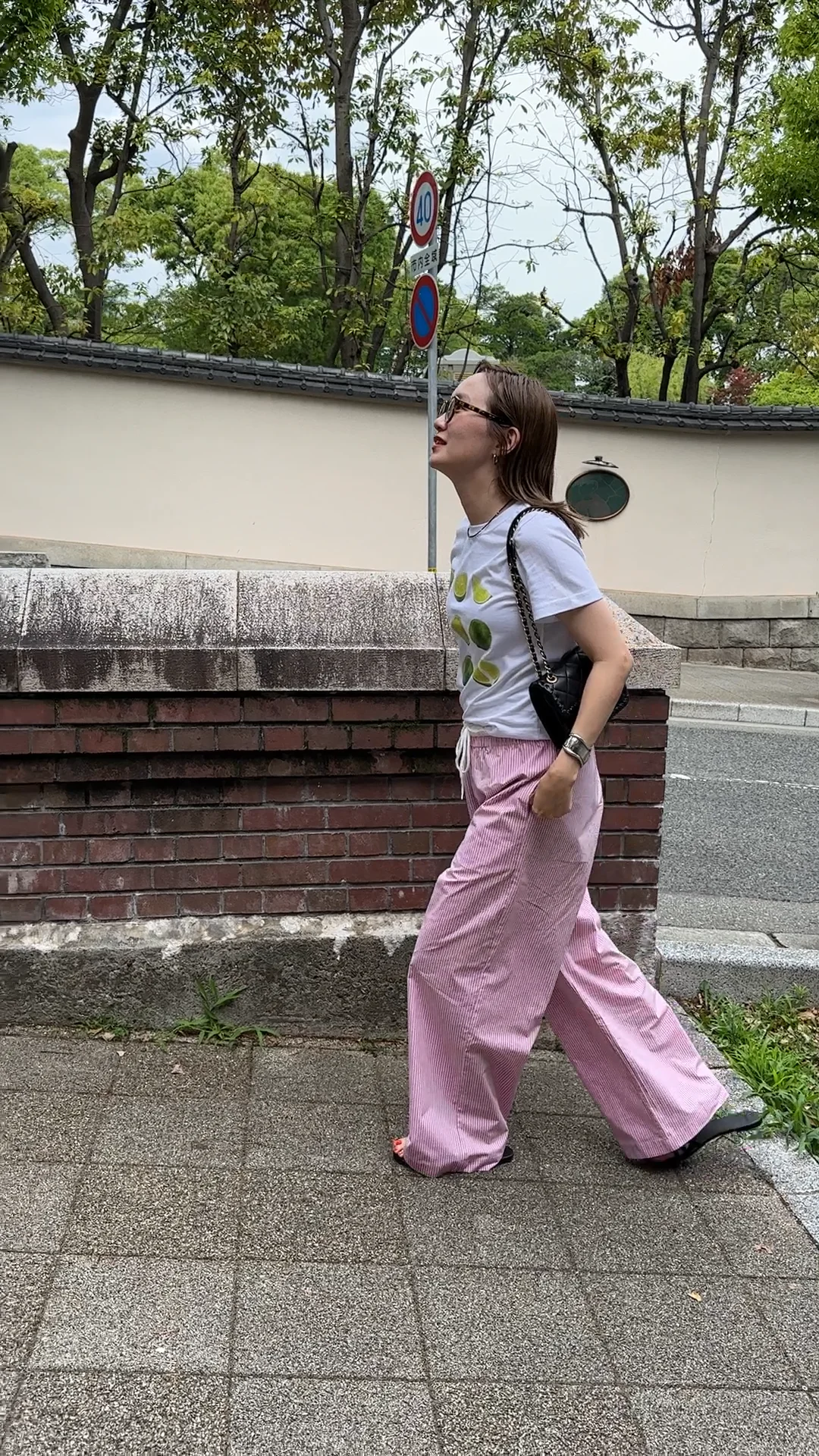 ウエストフリルストライプパンツ | ファッション通販サイト NUGU