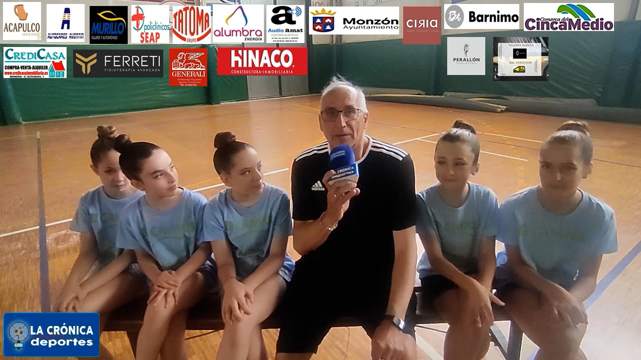 CONJUNTO  AUTONÓMICO  ALEVIN  CLUB  RÍTMICA  MONZÓN (INÉS PUÉRTOLAS,SOFÍA MUR,ENMA TORRES,ALEXIA JIMENEZ Y ARIADNA LANZÓN)