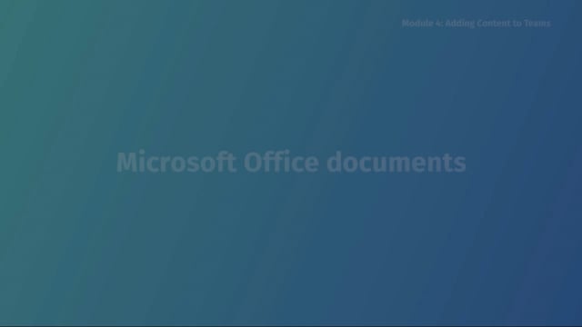 Module 04.1: Microsoft Office Documents - Video Thumbnail