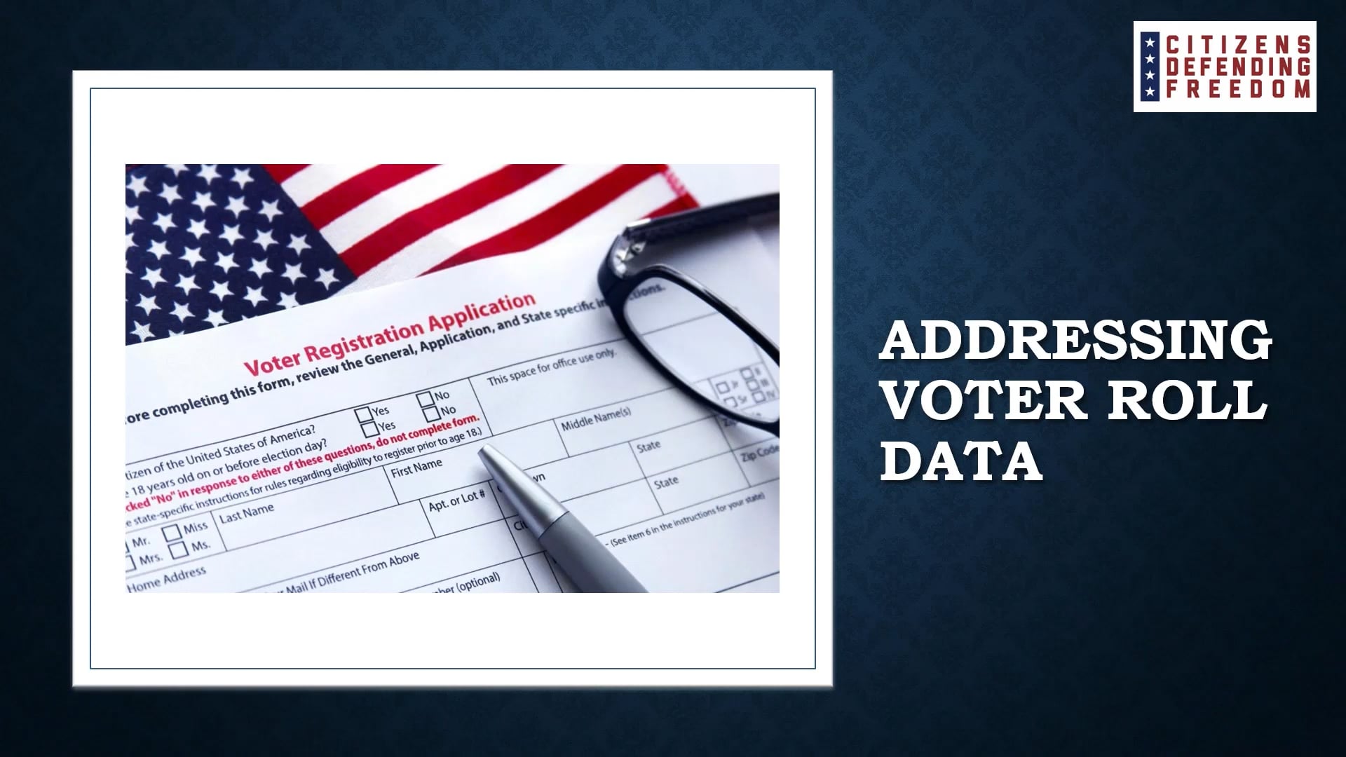 Addressing Voter Roll Data