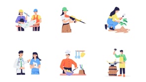 Labor Day Illustrations, a Person Illustration by Prosymbols (Thumbnail 11 of 11)