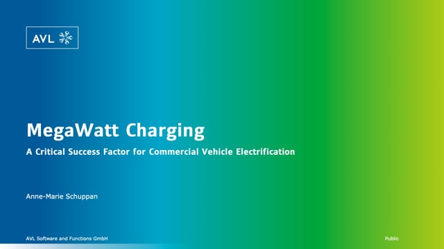 MegaWatt charging – a critical success factor for commercial vehicle electrification