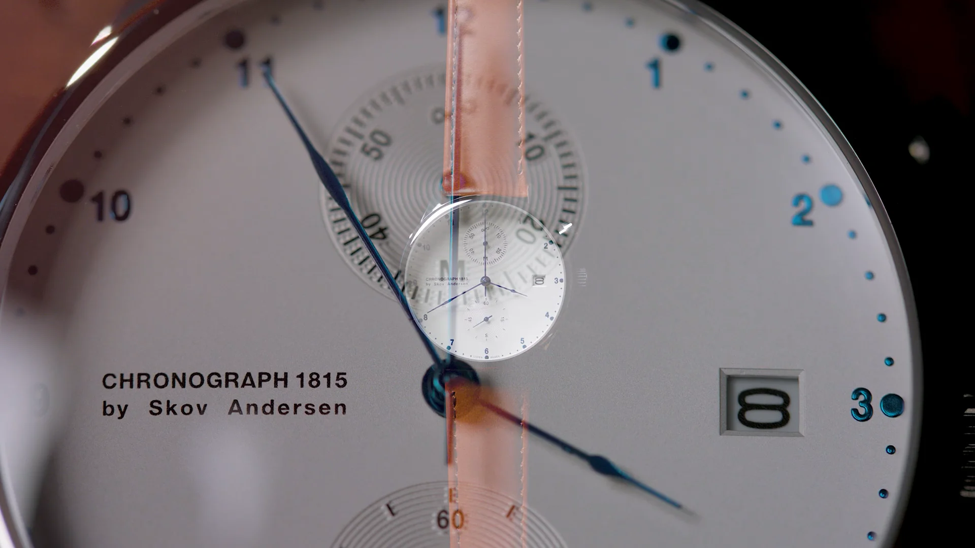 1815 Chronograph, Steel / Blue Sunray | Free shipping