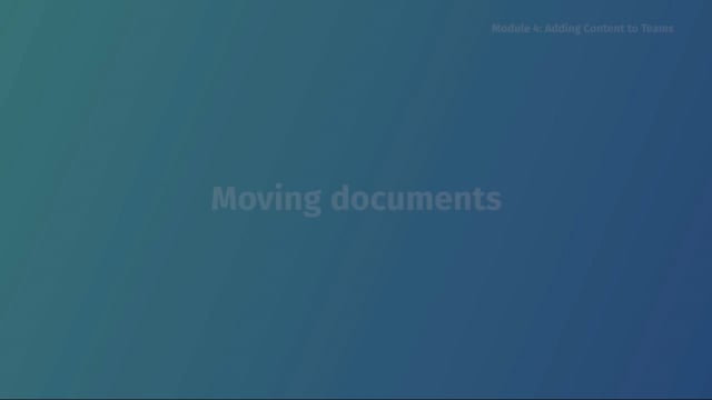 Module 04.4: Moving Documents - Video Thumbnail