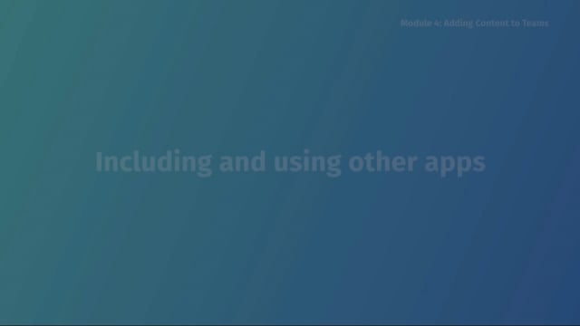 Module 04.5: Including and Using Other Apps - Video Thumbnail