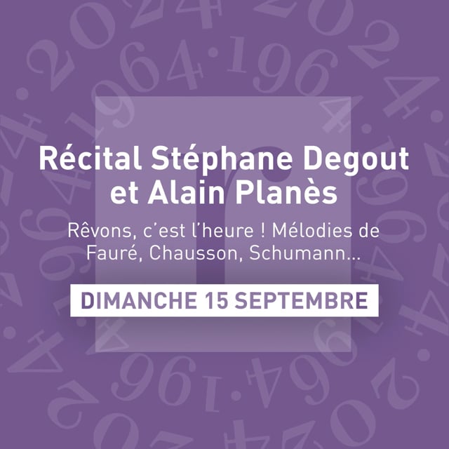 Mélodies de Fauré, Chausson, Schumann… au Festival de Royaumont 2024