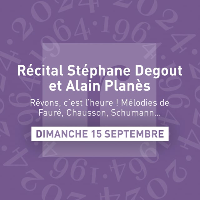Mélodies de Fauré, Schumann… au Festival de Royaumont 2024
