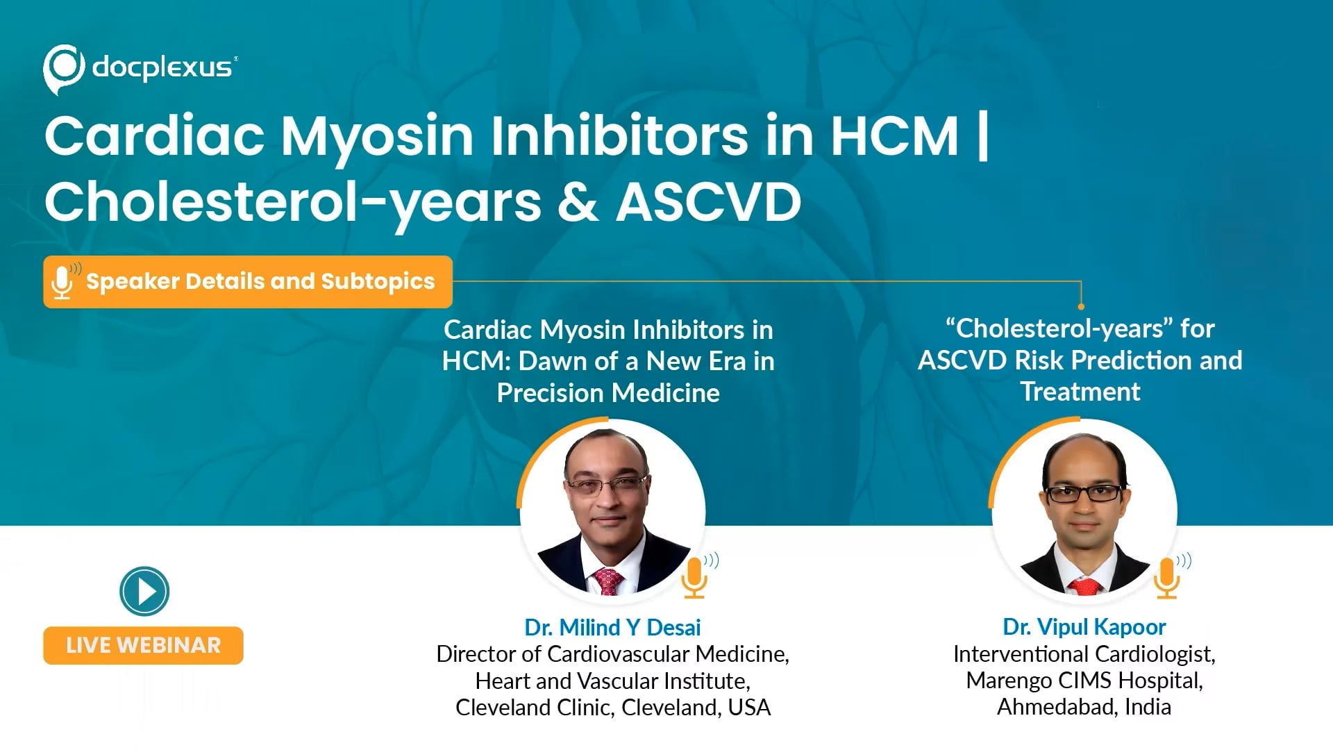 Cardiac Myosin Inhibitors in HCM | Cholesterol-years & ASCVD