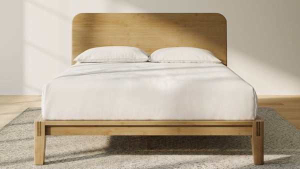 Bamboo Platform Bed Frame - Japanese Joinery Bed