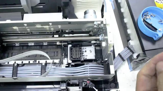 EPSON L805 DTF Modified for DTF Printing Bulk Ink System with White Ink Circulation and Agitation