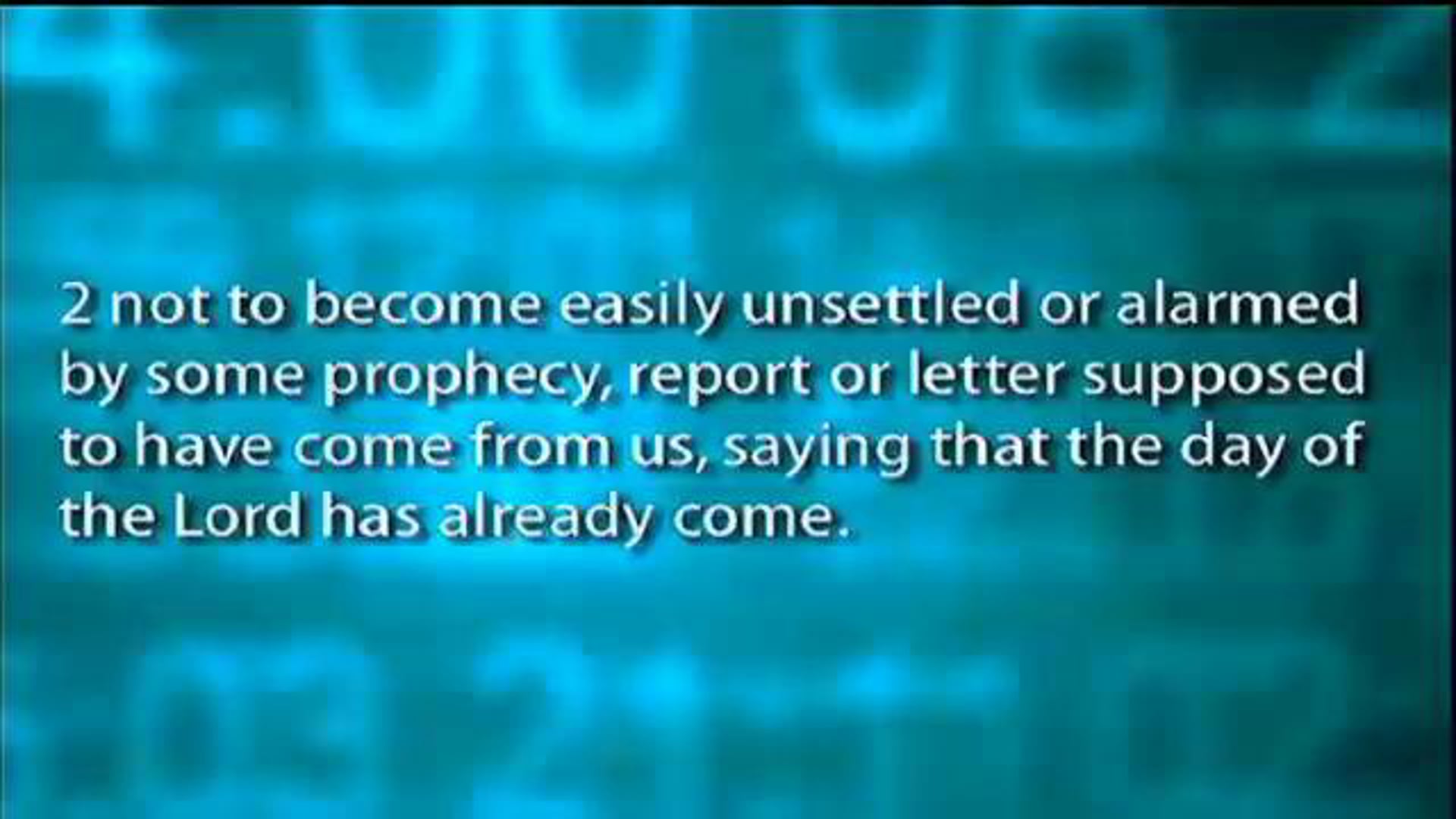 HFBC Message: The End Times: Antichrist Part 1 (2 Thessalonians 2:1-4)