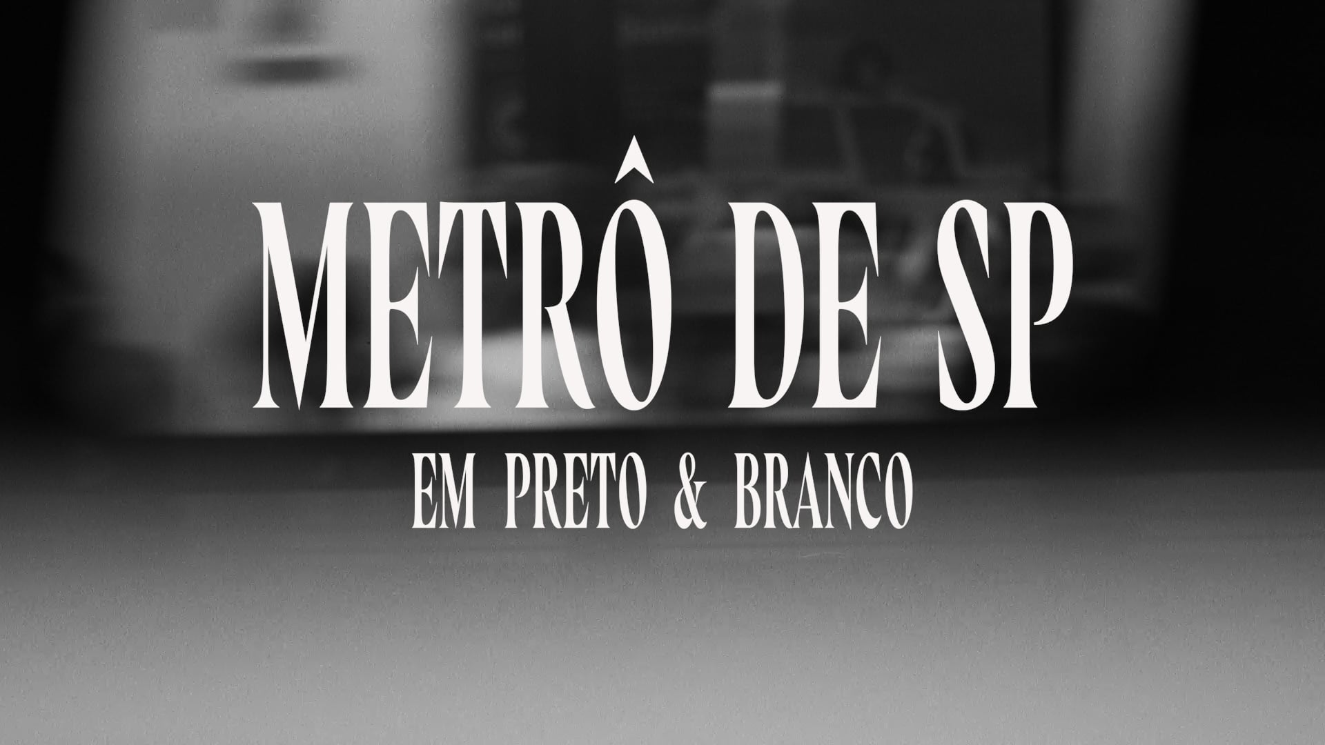 Metro de SP em Preto e Branco