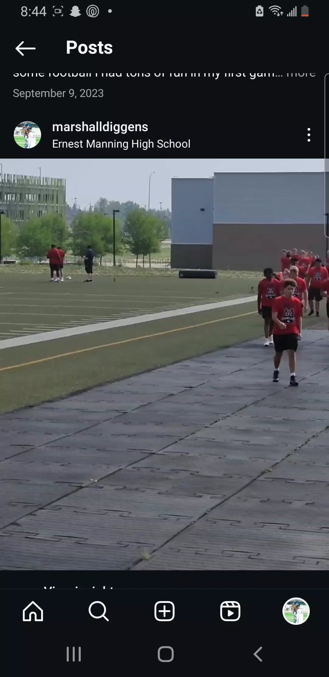 Watch marshall diggens's 40 Yard Dash: Pending