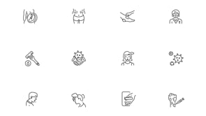 Animated AIDS Awareness Icons, an Outline Icon by Prosymbols (Thumbnail 6 of 6)