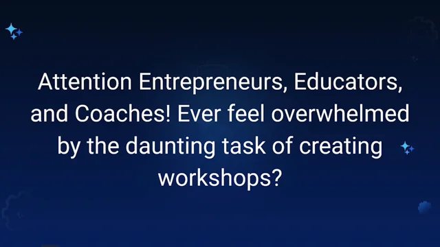 WorkshopBuilder_Sales Video with Voice