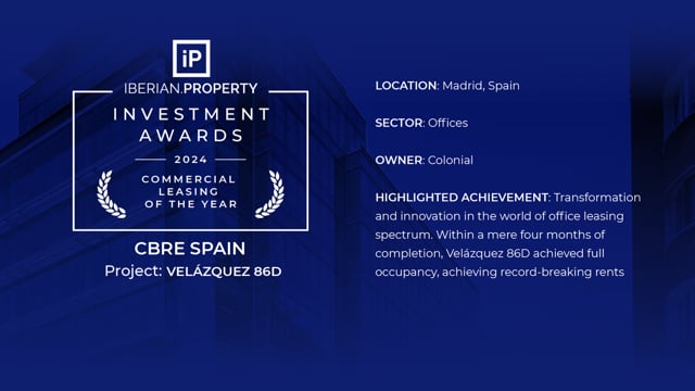 COMMERCIAL LEASING | IBERIAN PROPERTY AWARDS 2024