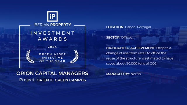 GREEN ASSET INITIATIVE | IBERIAN PROPERTY AWARDS 2024