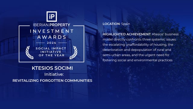 SOCIAL IMPACT INITIATIVE | IBERIAN PROPERTY AWARDS 2024