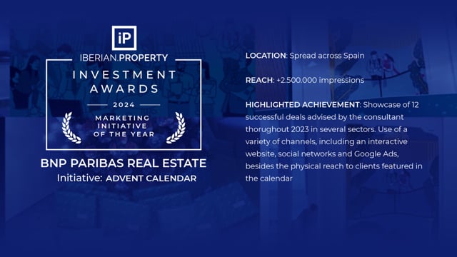 MARKETING INITIATIVE | IBERIAN PROPERTY AWARDS 2024