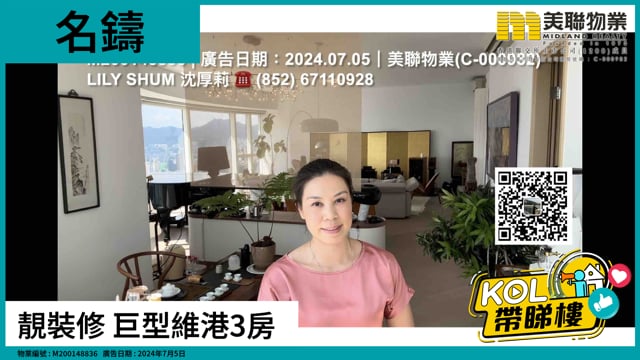 靚裝修 巨型維港3房