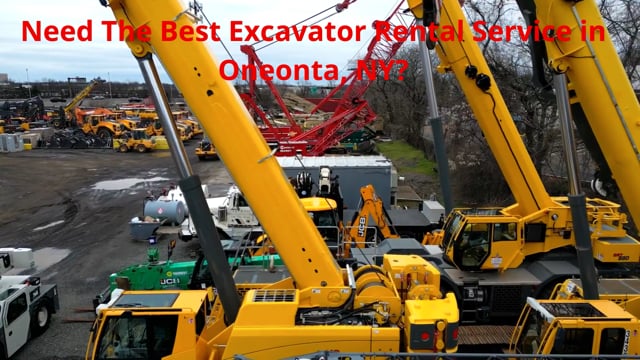 Oneonta Equipment Rental - Affordable Excavator Rental in Oneonta