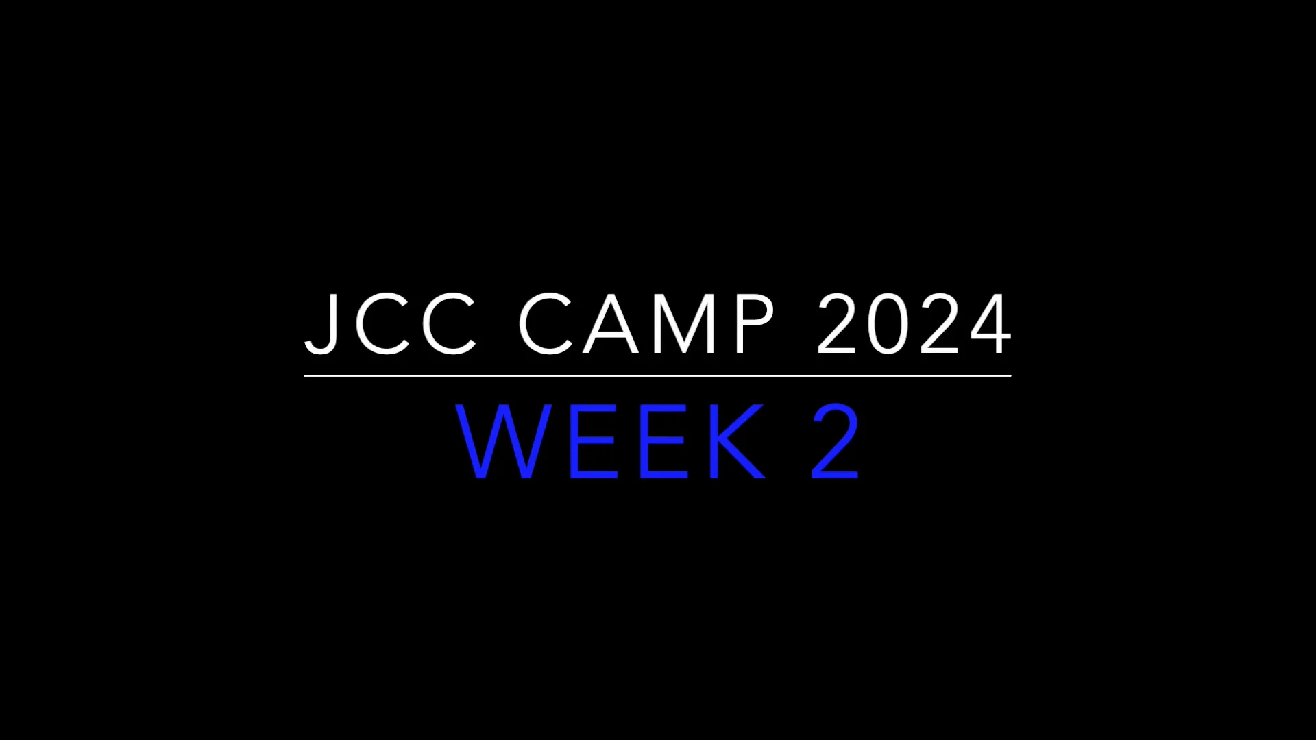 Jcc Camp Week 2