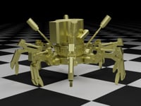 Demolition Spider, hard surface + 3d animation