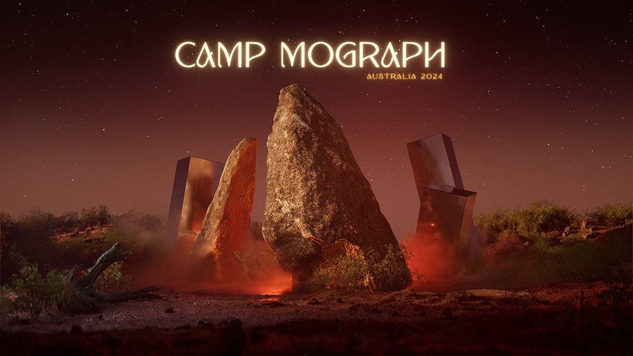Camp Mograph Australia Title Sequence 2024
