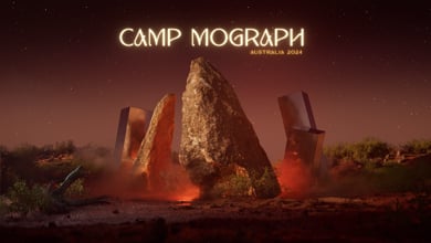 Camp Mograph Australia Title Sequence 2024 - creativity