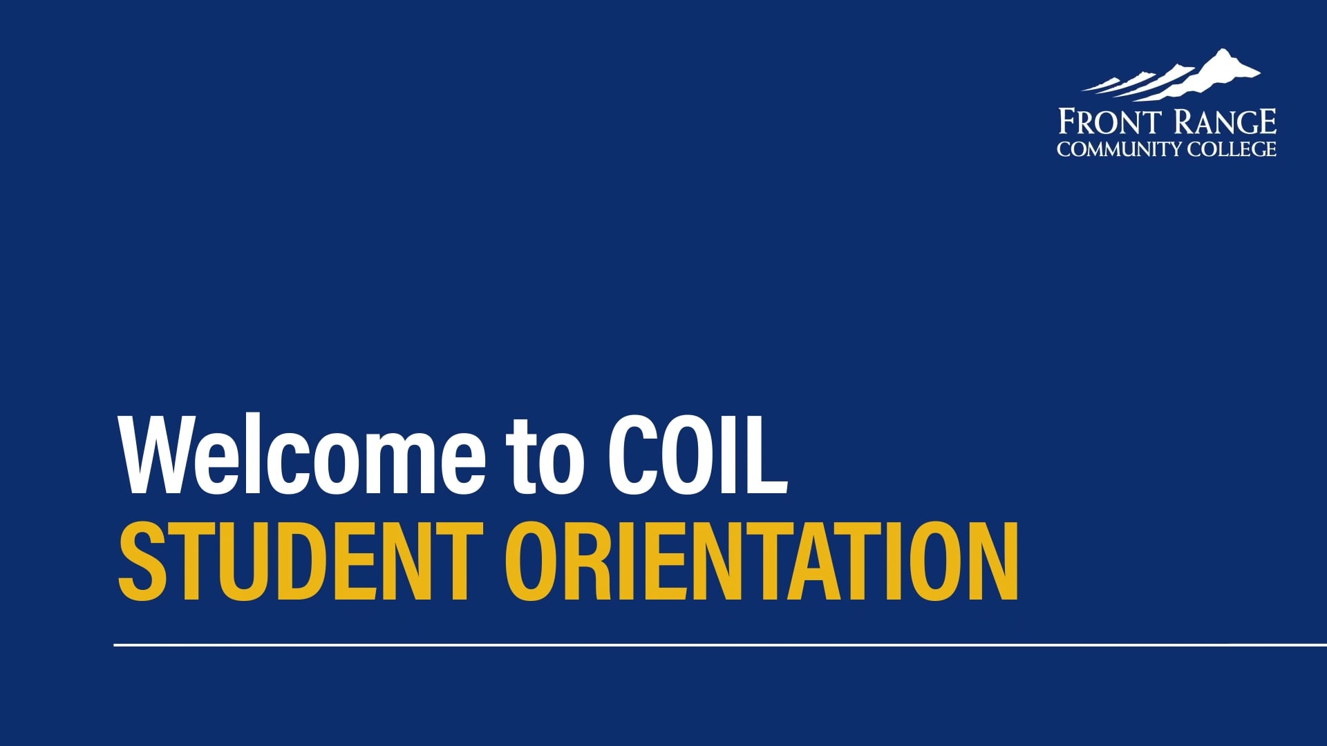 StudentOrientation_COIL/VE