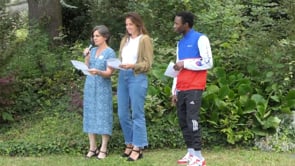 Rencontre du 3 juillet dans les jardins de l'évêché